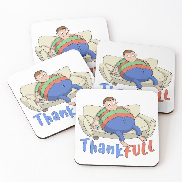 Item preview, ThankFULL - Funny Thankgiving Cartoon Gift designed and sold by Blaacklight.