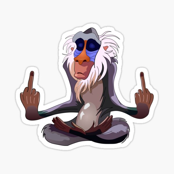 Made you look Tough - Rafiki Meditating - Lion King