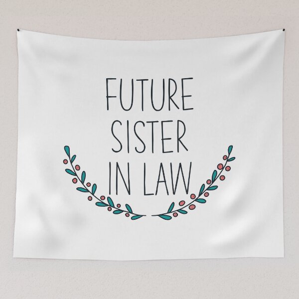 Item preview, Future sister in law with florals for winter wedding  designed and sold by JokeGysen.