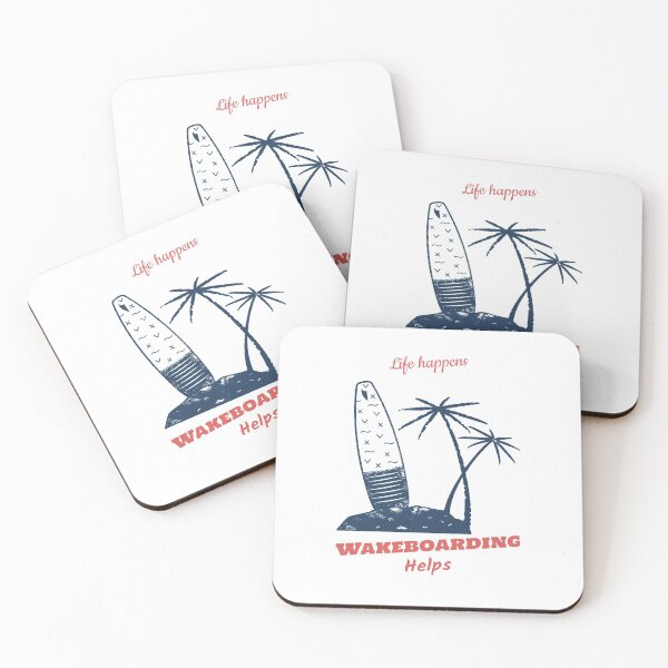 Item preview, Life Happens  Wakeboarding Helps designed and sold by joabaj.