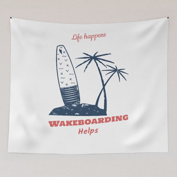 Item preview, Life Happens  Wakeboarding Helps designed and sold by joabaj.