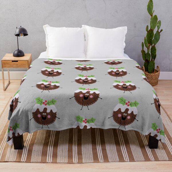 Item preview, Christmas Pudding - Grey Background designed and sold by Helen McCartney Designs.