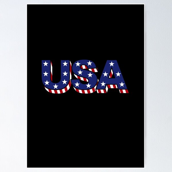 Item preview, Logotipo de EE. UU. Con bandera de estrellas y rayas designed and sold by Hyper-Field.