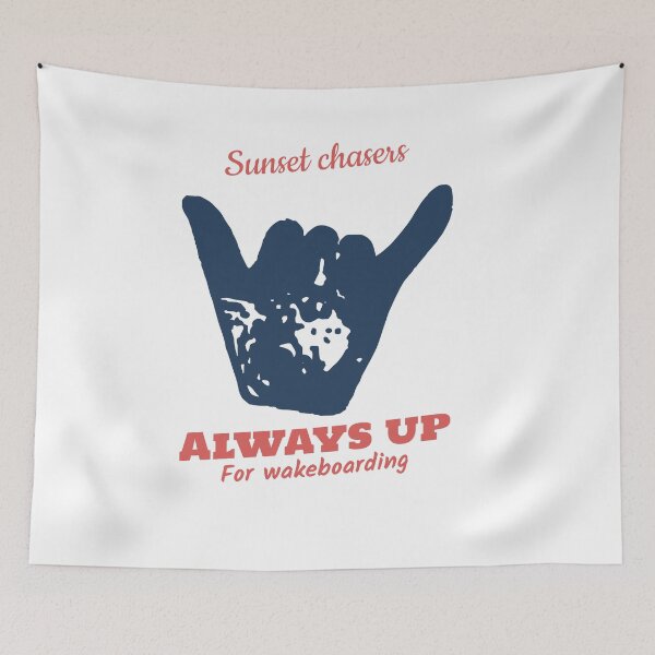 Item preview, Sunset Chases Always Up For Wakeboarding designed and sold by joabaj.