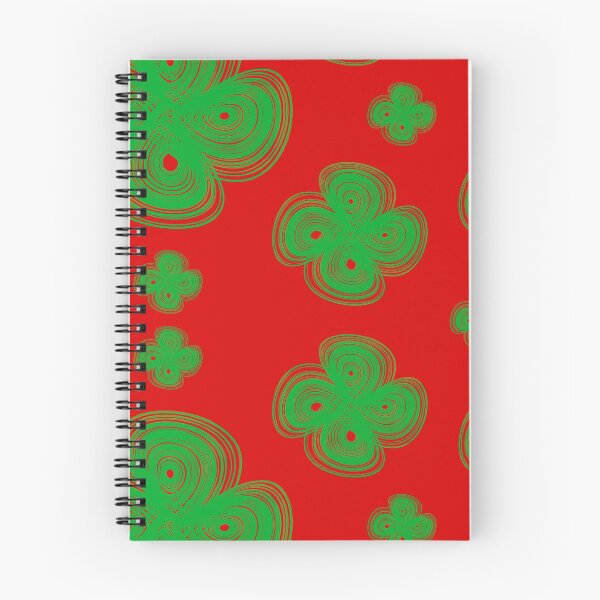 Item preview, Many double chaotic strange attractor design pattern Christmas Colours - green designed and sold by rahilvalani.