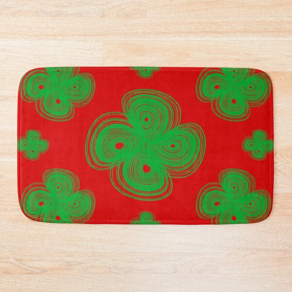 Item preview, Many double chaotic strange attractor design pattern Christmas Colours - green designed and sold by rahilvalani.