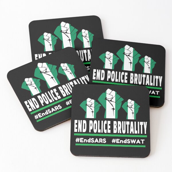 Item preview,  #EndSARS Now in Nigeria -  #EndSWAT - End Police Brutality in Nigeria designed and sold by Tovahblue.