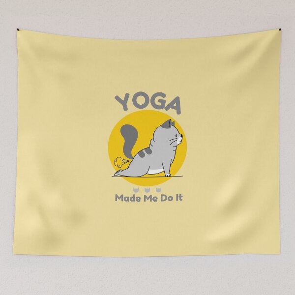 Item preview, Yoga Made Me Do It designed and sold by VBeesTees.