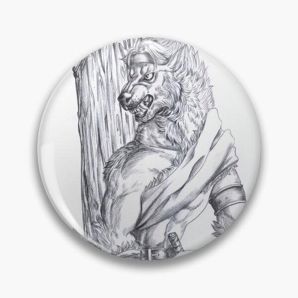 Item preview, Werewolf Lucian (black and white) designed and sold by Furiarossa.