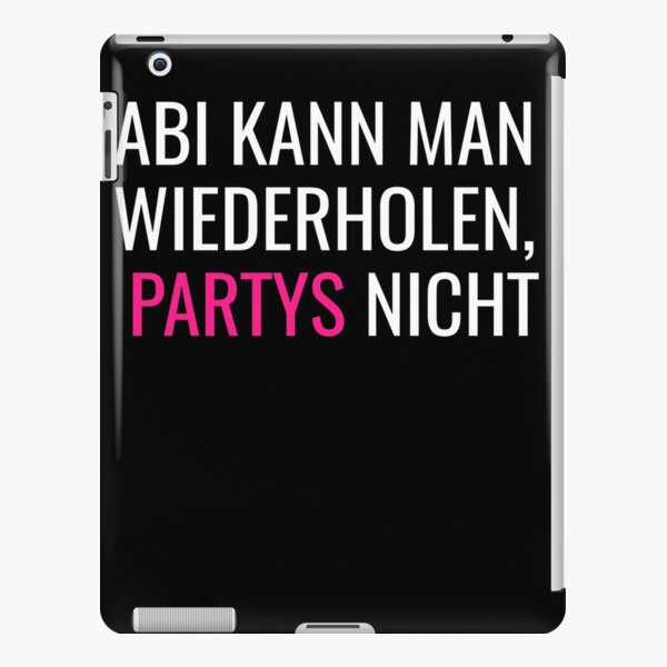 "Lustige Sprüche Geburtstag Geschenkidee " iPad Case & Skin for Sale by