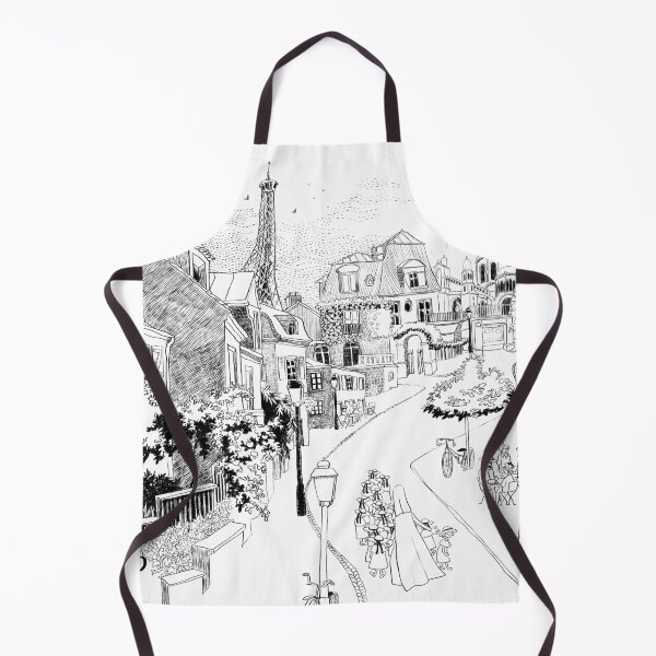 Item preview, Madeline Paris street Scene Black and white designed and sold by elopez7228.