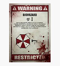 Biohazard Photographic Print