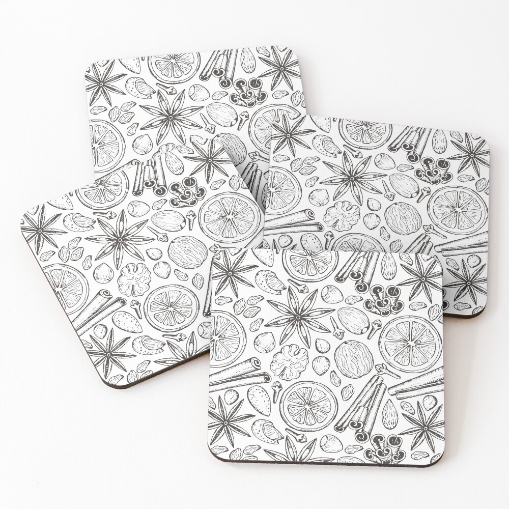Item preview, Coasters (Set of 4) designed and sold by PatternSquare.