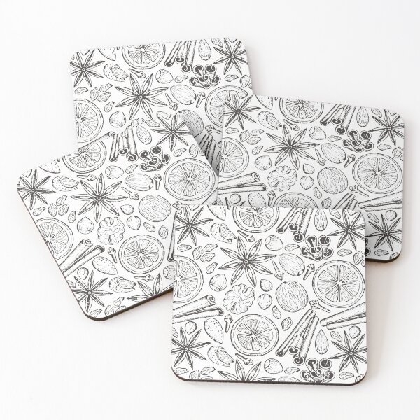 Item preview, Christmas Spices Pattern designed and sold by PatternSquare.