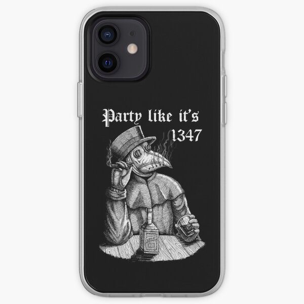 Party like it's 1347 - vintage chill Plague Doctor iPhone Soft Case