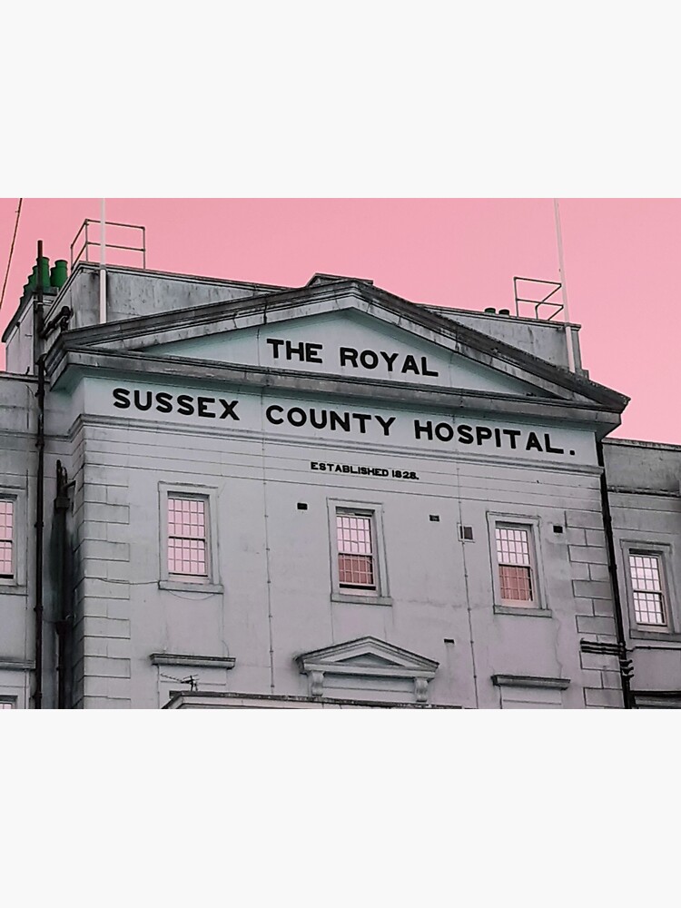 "Royal Sussex County Hospital Brighton" Sticker by EmmaAmies Redbubble