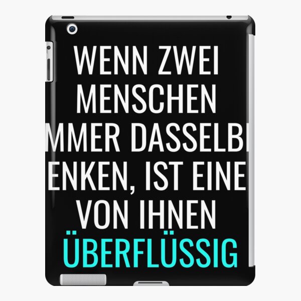 "Lustige Sprüche Geburtstag Geschenkidee " iPad Case & Skin for Sale by