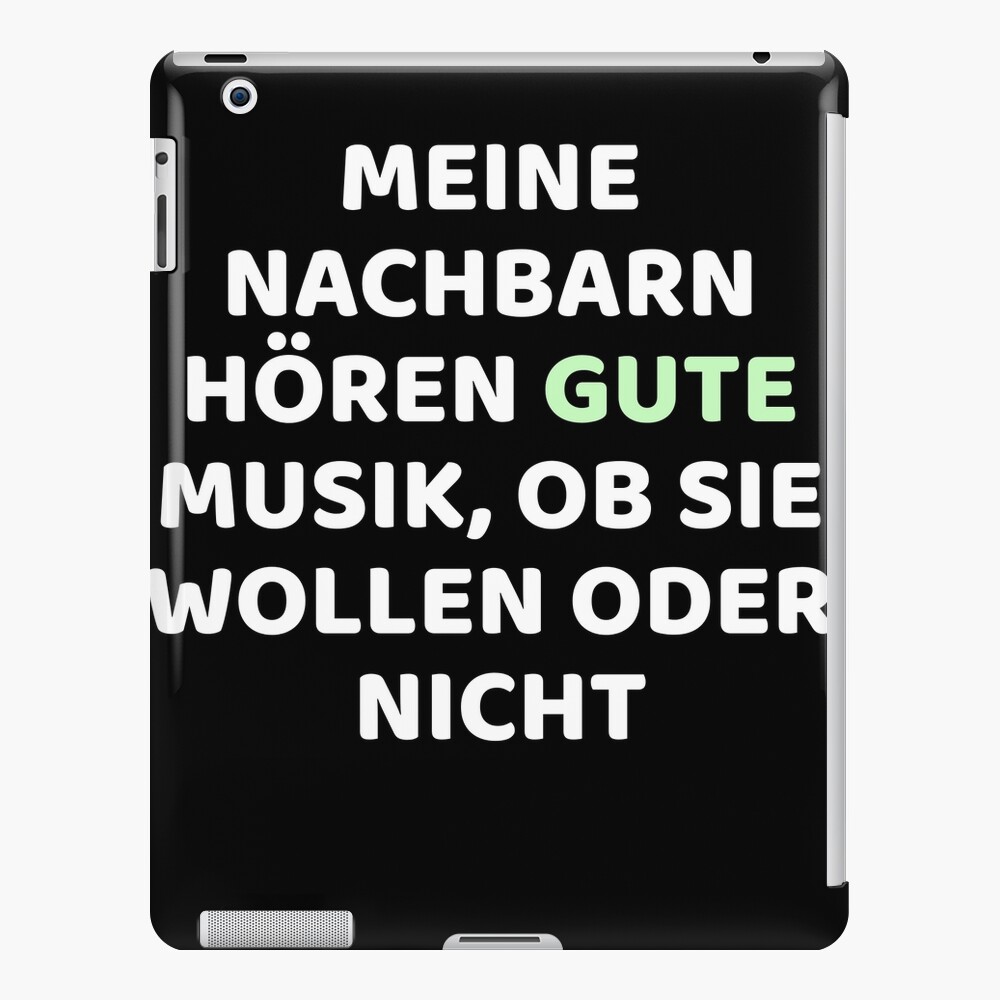 "Lustige Sprüche Geburtstag Geschenkidee " iPad Case & Skin by