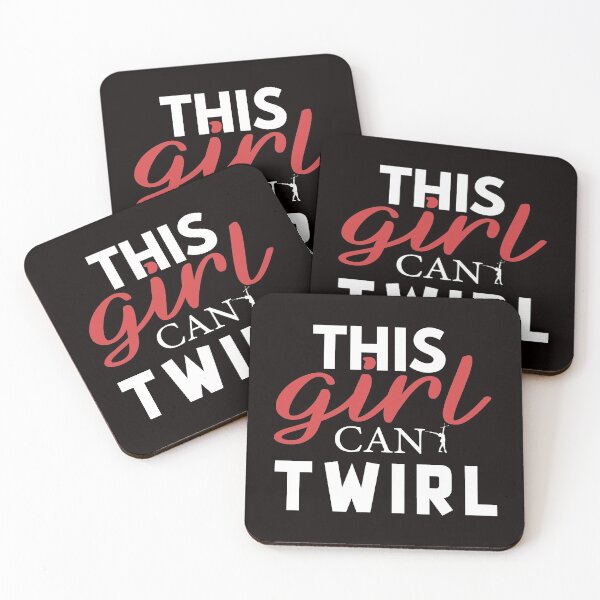 Item preview, This Girl Can Twirl, Rhythmic Gymnastics Quote, Funny Gymnastic designed and sold by Aerial Addicts.