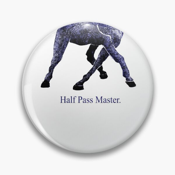Item preview,  Dressage - Half Pass Master. blue horse designed and sold by BasicClear.
