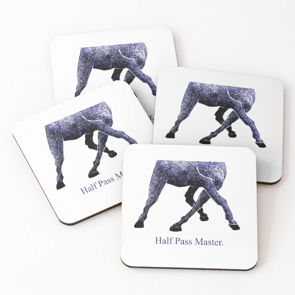 Item preview,  Dressage - Half Pass Master. blue horse designed and sold by BasicClear.