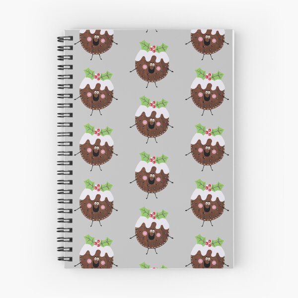 Item preview, Christmas Pudding 2 -  Grey Background designed and sold by Helen McCartney Designs.