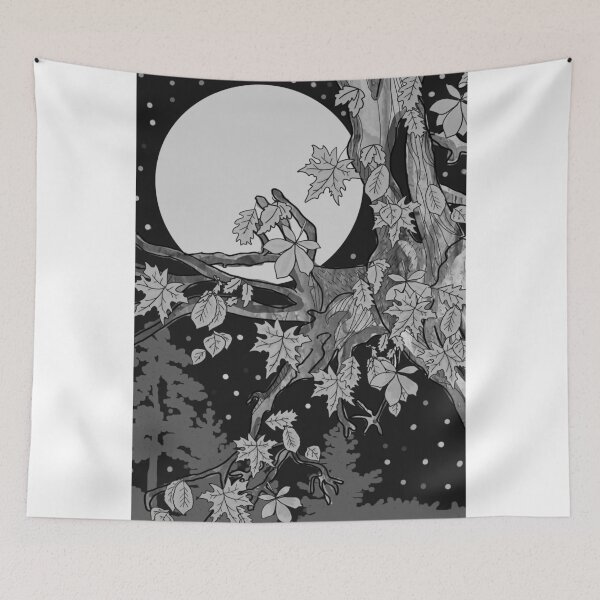Item preview, enchanted forest at night  designed and sold by Catherine  Milchard.