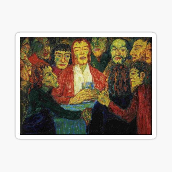 The Last Supper Sticker By Moore Art Redbubble