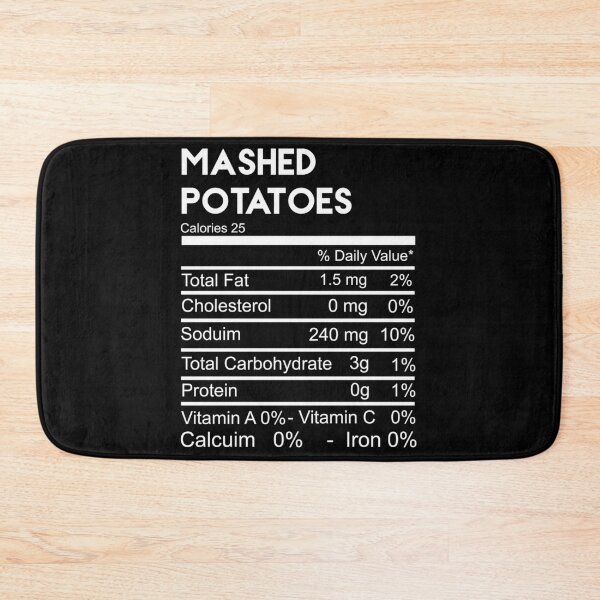 Item preview, Mashed Potato Nutrition Facts 2020 Thanksgiving Christmas designed and sold by Akmloza.