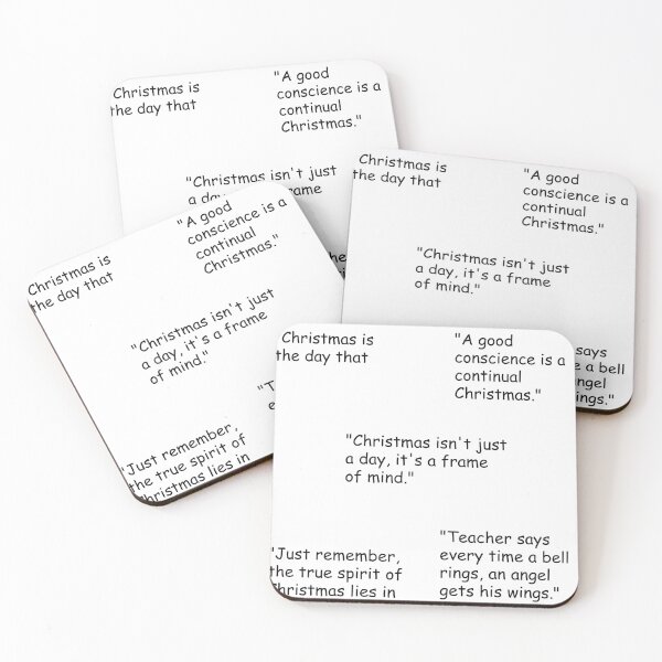 Item preview, christmas quotes designed and sold by youssefbubble.