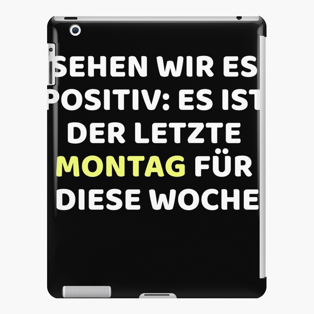 "Lustige Sprüche Geburtstag Geschenkidee " iPad Case & Skin for Sale by