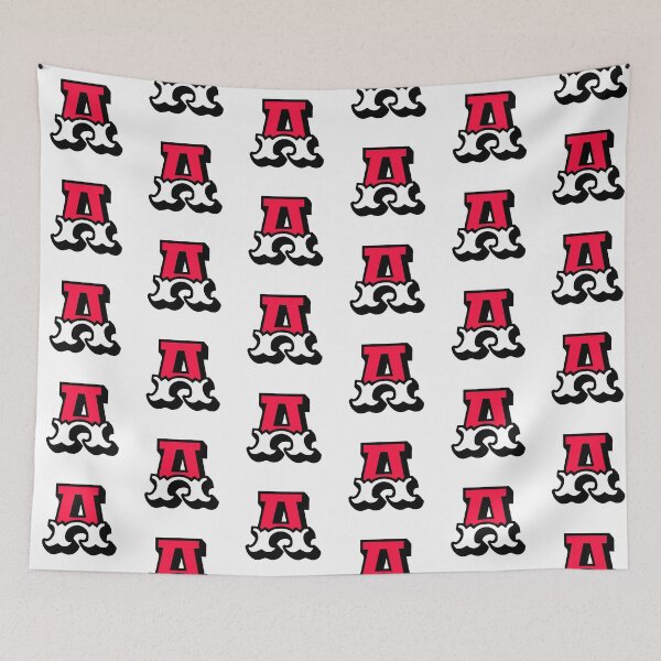 Item preview, Monogram A - Alphabet Scrapbooking Red/White Circus Style designed and sold by yisela.