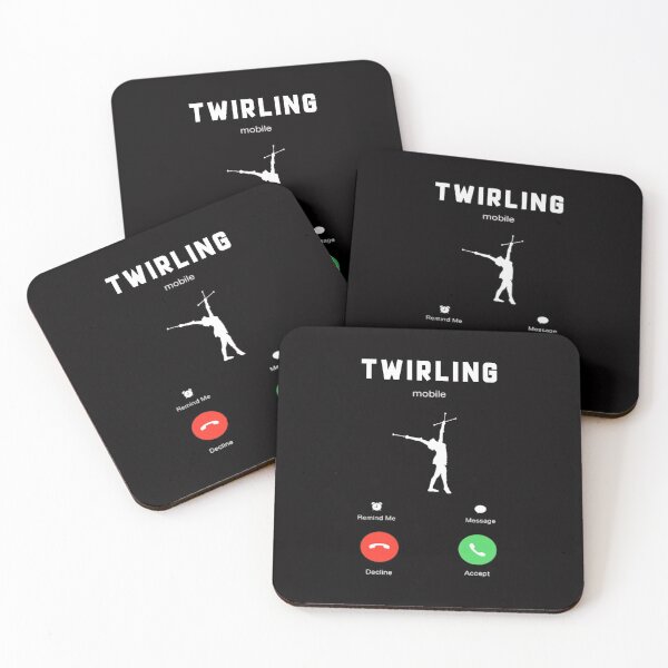 Item preview, Baton Twirling Is Calling, Rhythmic Gymnastics Quote, Funny Gymnastic designed and sold by Aerial Addicts.