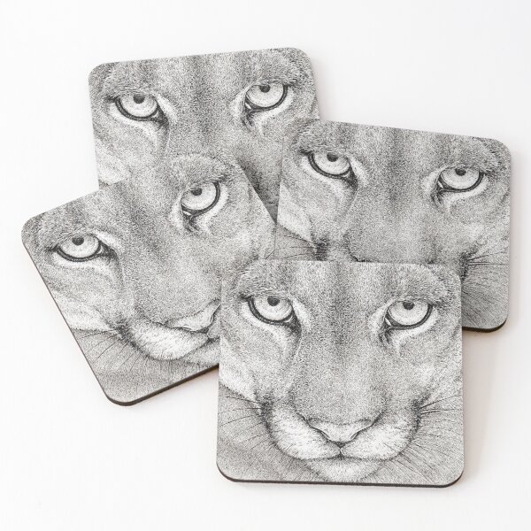 Item preview, Cougar/Puma B&W designed and sold by Tina-Moondust.