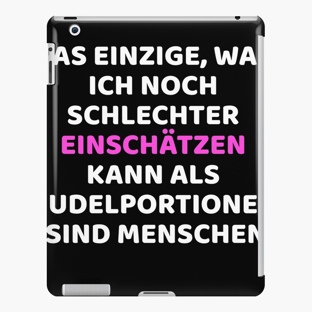 "Lustige Sprüche Geburtstag Geschenkidee " iPad Case & Skin for Sale by