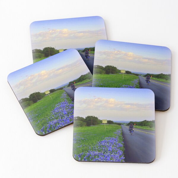 Item preview, Cycling on a Texas Evening designed and sold by Charmiene Maxwell-Batten.