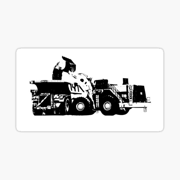 big dumper Sticker for Sale by EthanLewis779