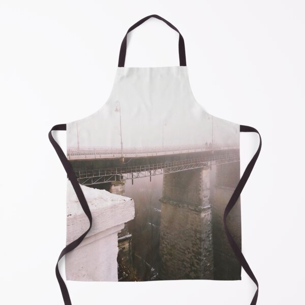 Item preview, Misty bridge leading to nowhere over the Canyon designed and sold by helenkaiy.