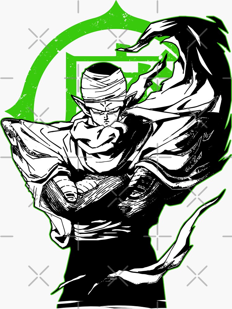 "Piccolo Symbol T shirt" Sticker by DarkKiller Redbubble