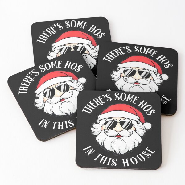 Item preview,  There's Some Hos In this House - Funny Christmas Santa Claus t-shirts designed and sold by Trendy Shirt.