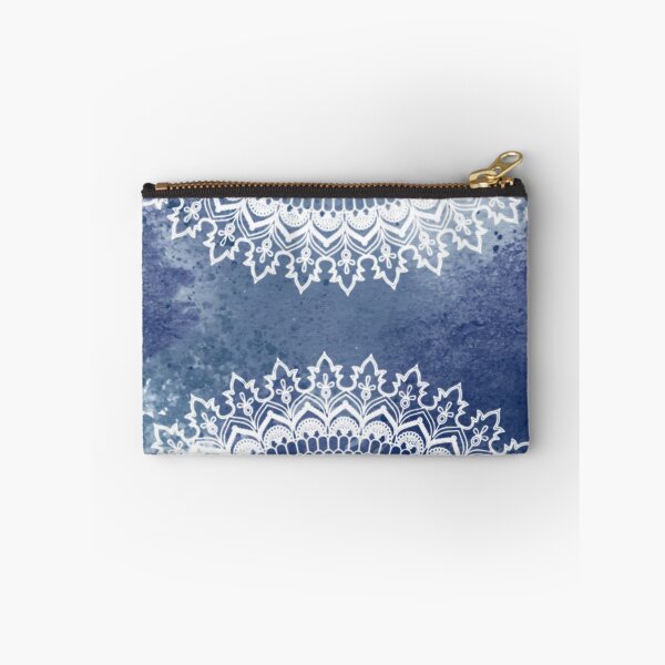 Item preview, Awsome white blue pattern half circle slash to two designed and sold by Arramavis.