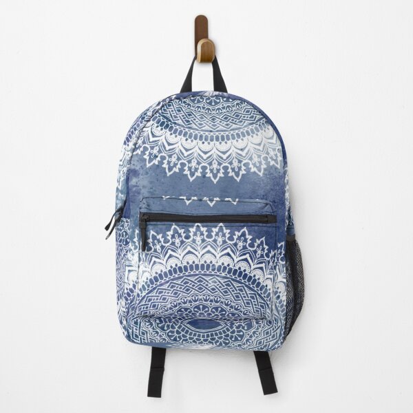Item preview, Awsome white blue pattern half circle slash to two designed and sold by Arramavis.