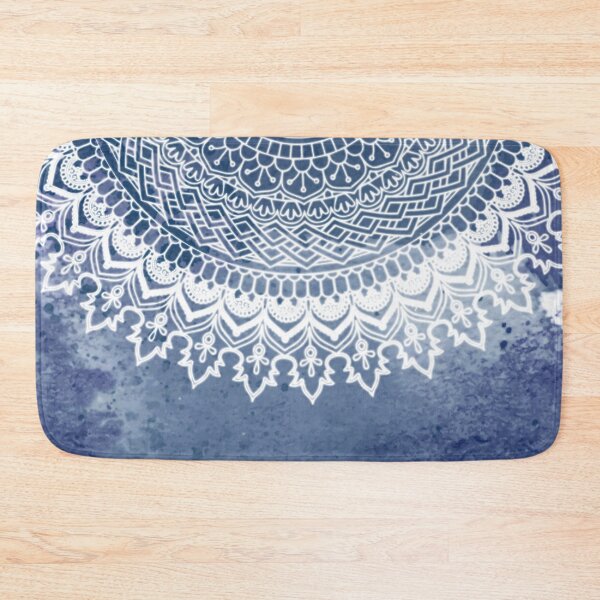 Item preview, Awsome white blue pattern half circle slash to two designed and sold by Arramavis.