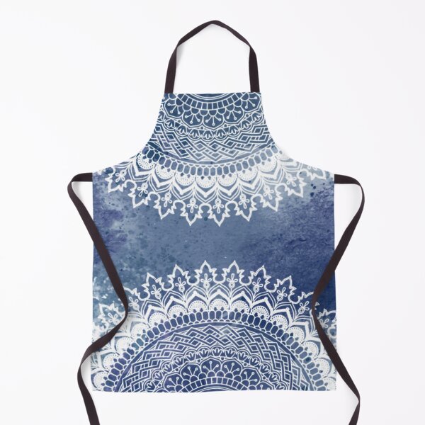 Item preview, Awsome white blue pattern half circle slash to two designed and sold by Arramavis.