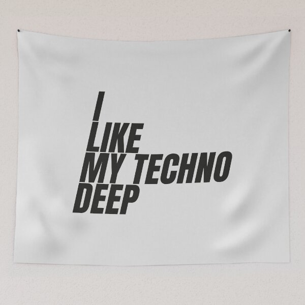 Item preview, I like my Techno Deep, djs gift. designed and sold by paulo silveira.