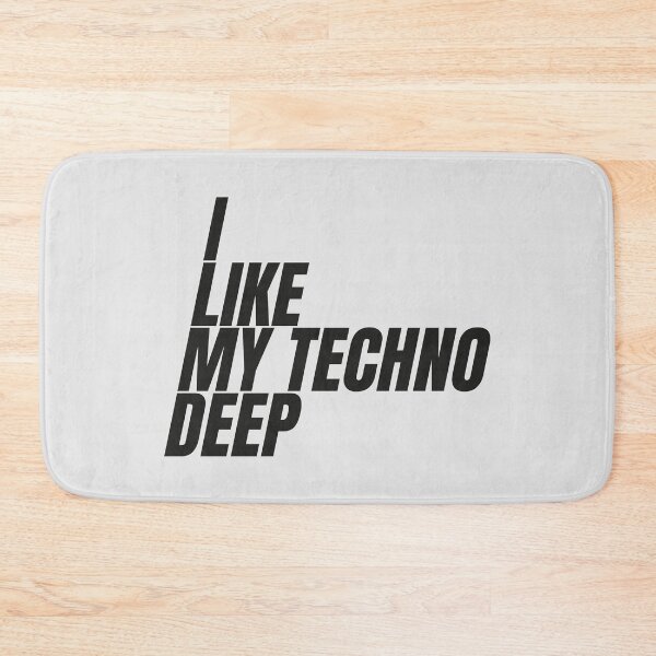 Item preview, I like my Techno Deep, djs gift. designed and sold by paulo silveira.