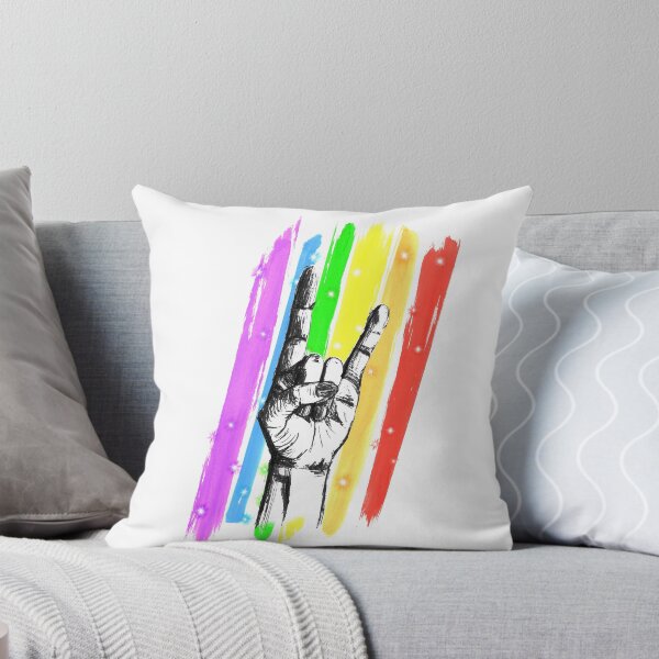 Item preview, Hand on rainbow background designed and sold by InkLove.