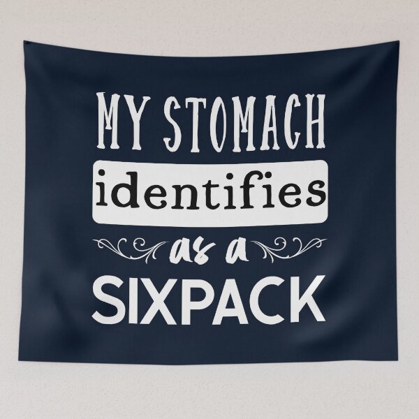 Item preview, This stomach identifies as a sixpack designed and sold by ChatterFox.
