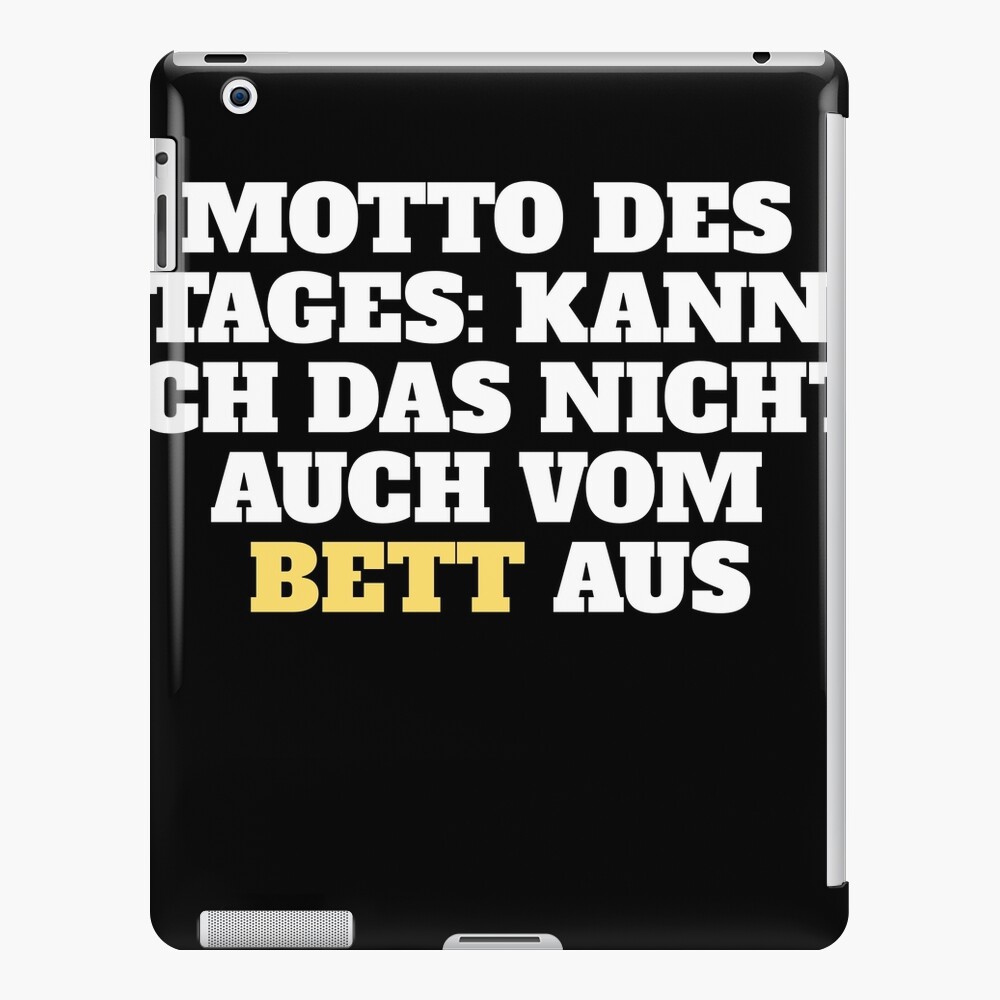 "Lustige Sprüche Geburtstag Geschenkidee " iPad Case & Skin by