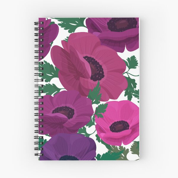 Item preview, Anemone Flower Pattern designed and sold by zoey Shetty.